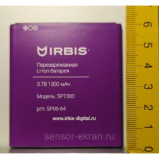 Аккумулятор irbis SP1300 3,7в 1300мАч p/n: sp06-64 купить